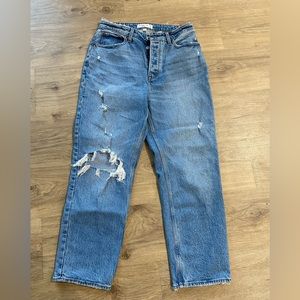 Abercrombie High rise dad jean, 28 waist extra short length